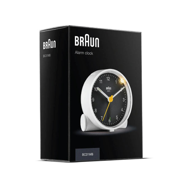 BC01 Braun Classic Analogue Alarm Clock 白/黑