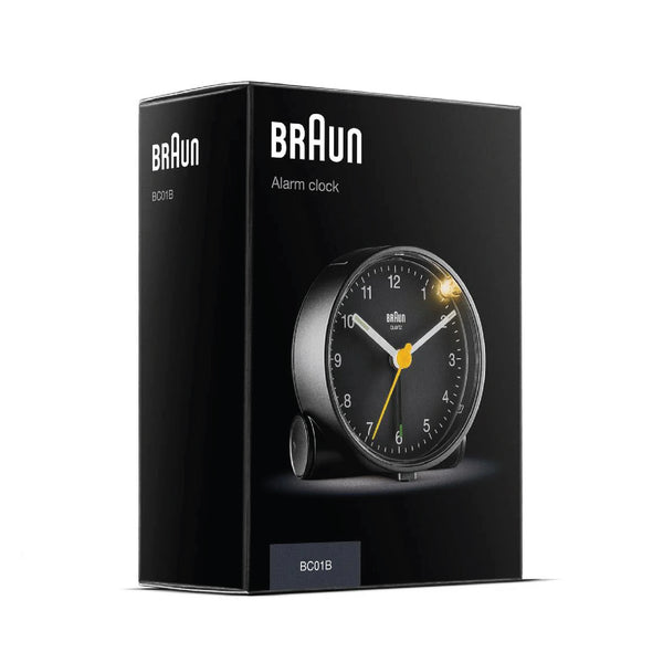 BC01 Braun Classic Analogue Alarm Clock 黑