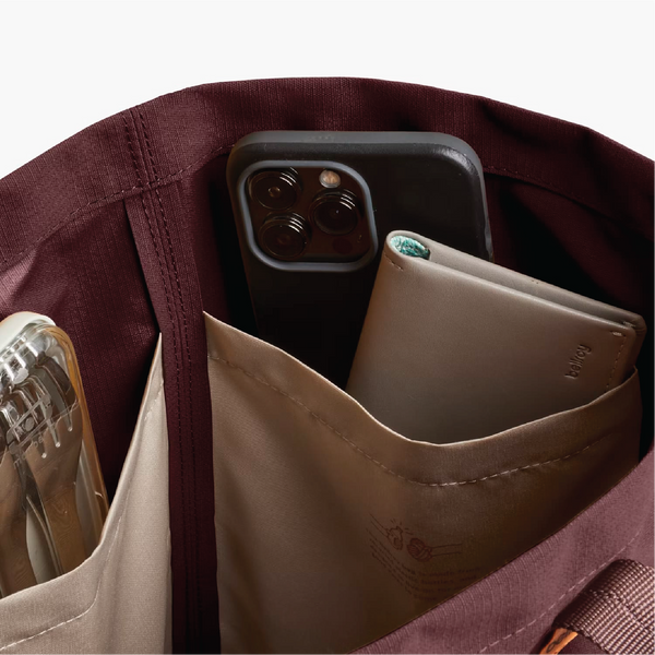 City Tote - Burgundy
