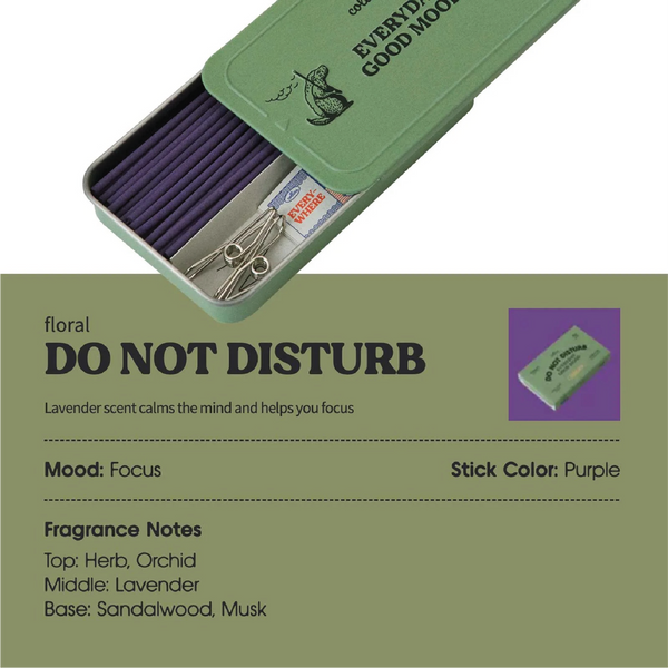Do Not Disturb 便攜旅行線香