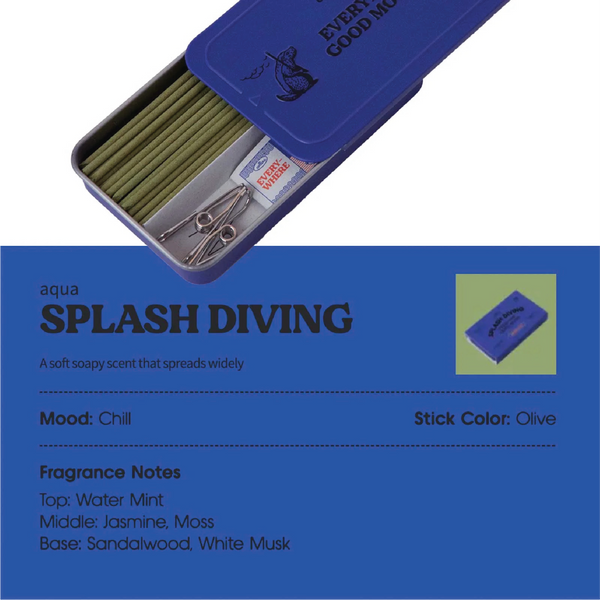 Splash Diving 便攜旅行線香
