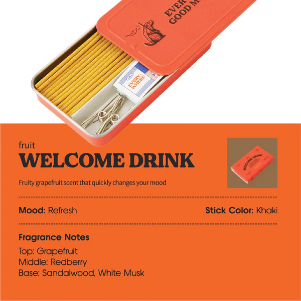 Welcome Drink 便攜旅行線香
