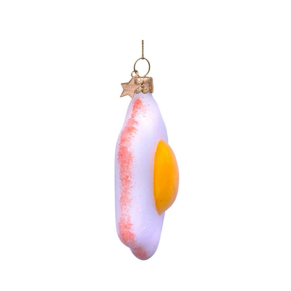 Fried Egg Ornament Glass 玻璃掛飾