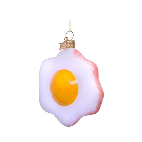Fried Egg Ornament Glass 玻璃掛飾