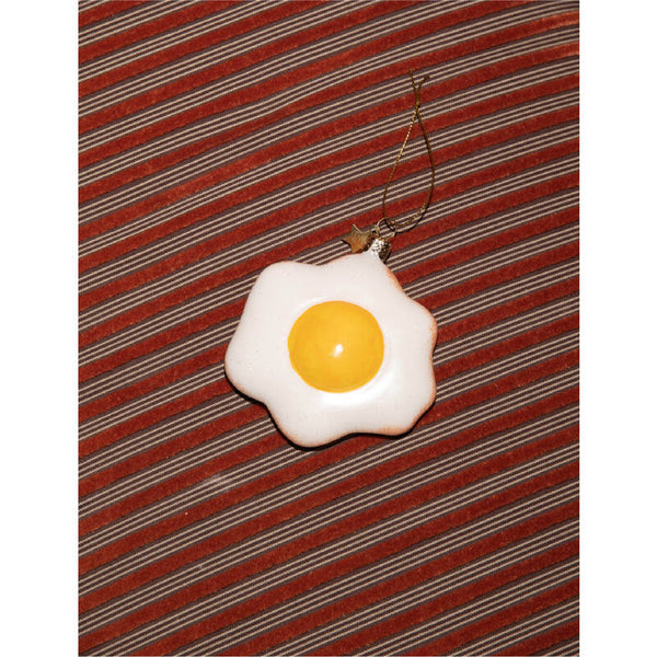 Fried Egg Ornament Glass 玻璃掛飾