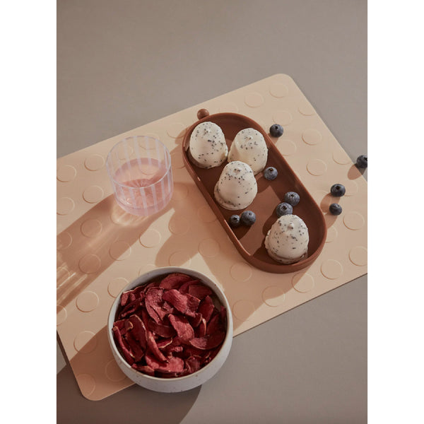 Hagi Bowl - White / Light Brown 手工碗 OYOY