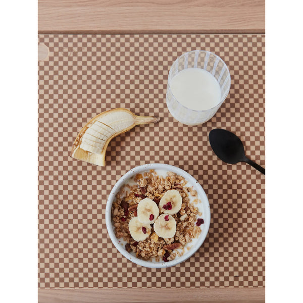 Hagi Bowl - White / Light Brown 手工碗 OYOY