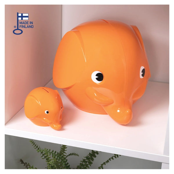 Medi Elephant Moneybox 北歐大象錢箱 - Sunrise Orange