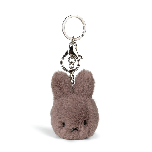 Miffy ECO Fuzzy Keychain - Taupe