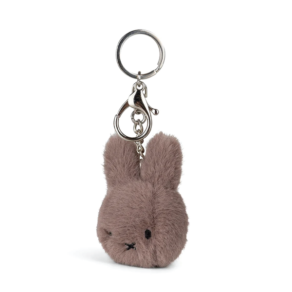 Miffy ECO Fuzzy Keychain - Taupe