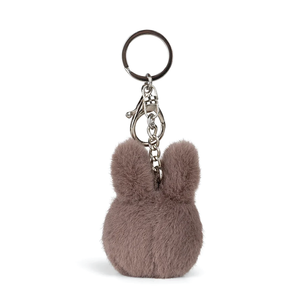 Miffy ECO Fuzzy Keychain - Taupe