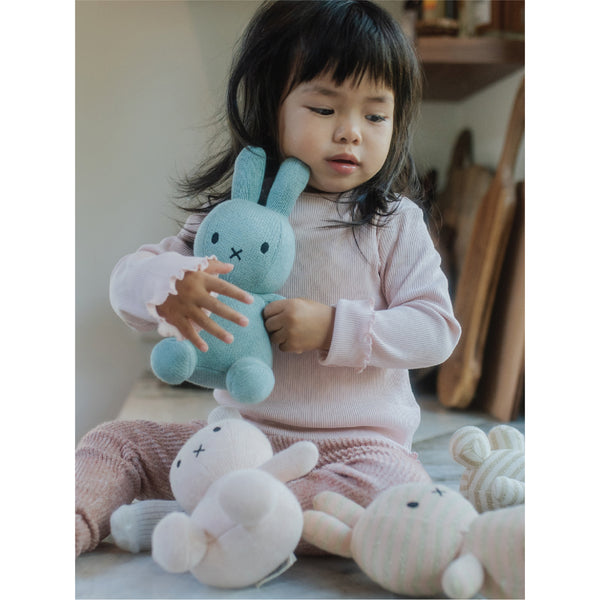 Miffy Sitting Organic Cotton Pink/Yellow melange