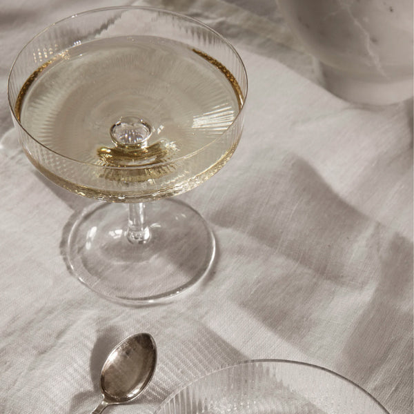 Ripple Champagne Saucers (set of 2) 香檳杯一套 Ferm Living