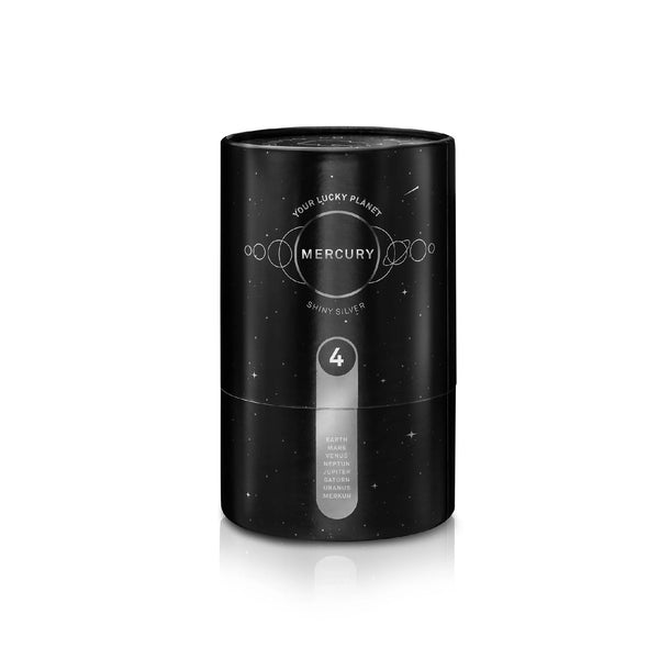 Lucky Cat Cosmic Edition Mercury - Shiny Silver 星球系列幸運招財貓 - 水星