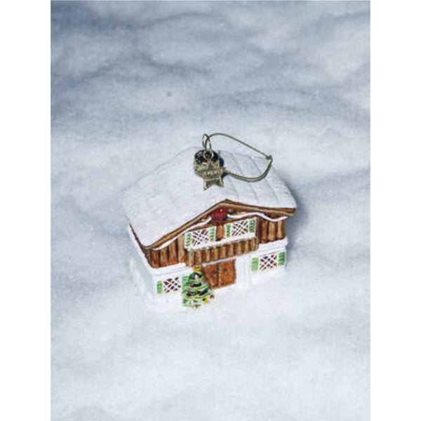 Ski Lodge Ornament Glass 玻璃聖誕掛飾