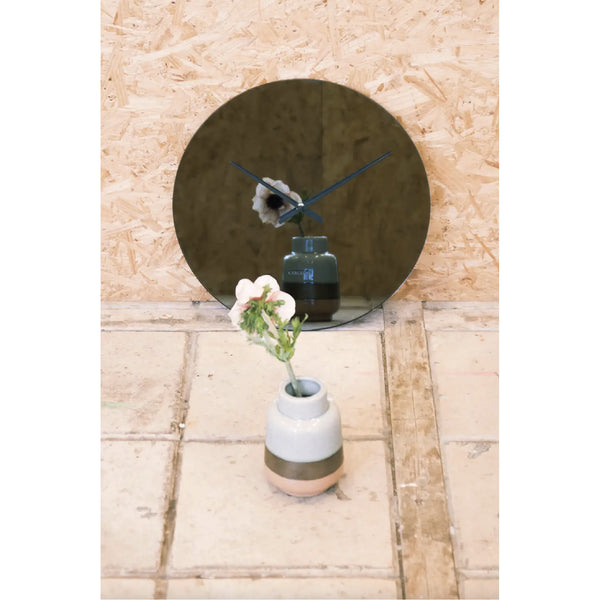 Wall Clock Mirage Mirror - Black 鏡面掛鐘 Karlsson