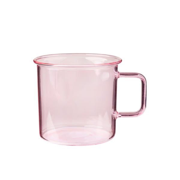 Borosilicate Glass Mug Pink 玻璃杯