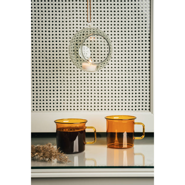 Borosilicate Glass Mug Amber 玻璃杯