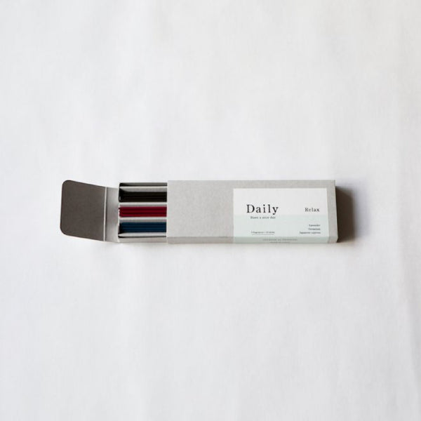 Daily Incense Box Relax 香薰線香組合 ( 三款香氣 )