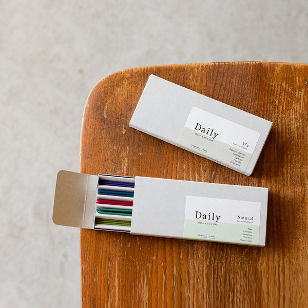 Daily Incense Natural Box 香薰線香組合 ( 五款草本香氣 )