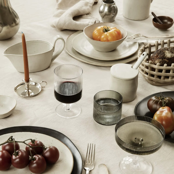 Flow Sauce Boat Off-white Speckle 醬料杯 Ferm Living