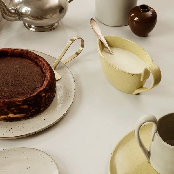 Flow Sauce Boat Yellow Speckle 醬料杯 Ferm Living