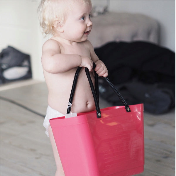 Hinza Large Green Plastic Hinza bags Pink