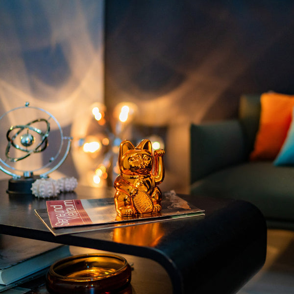 Lucky Cat Cosmic Edition Mars - Shiny Copper 星球系列幸運招財貓 - 火星 Donkey