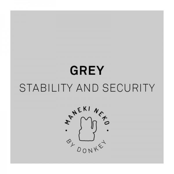 Lucky Cat Grey MANEKI NEKO by Donkey