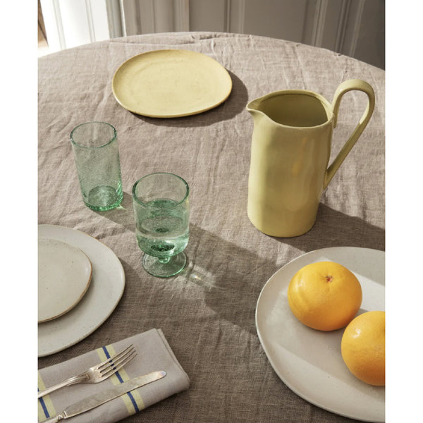 Oli Water Glass - Tall Recycled Clear 環保玻璃水杯 Ferm Living