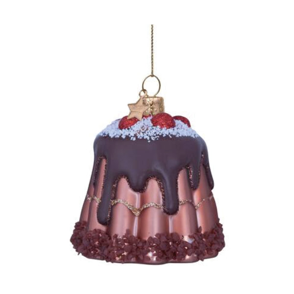 Ornament Glass Chocolate Pudding 玻璃聖誕掛飾 Vondels