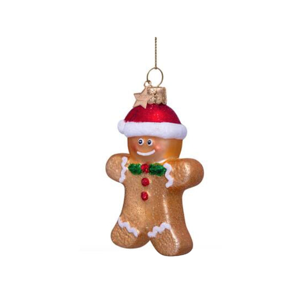 Ornament Glass Gingerbread Cookie 玻璃聖誕掛飾 Vondels