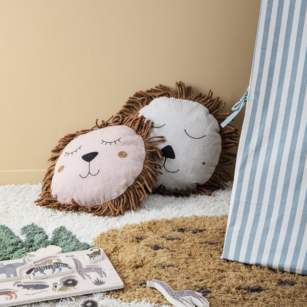 Ferm Living Safari Cushion - Lion Rose