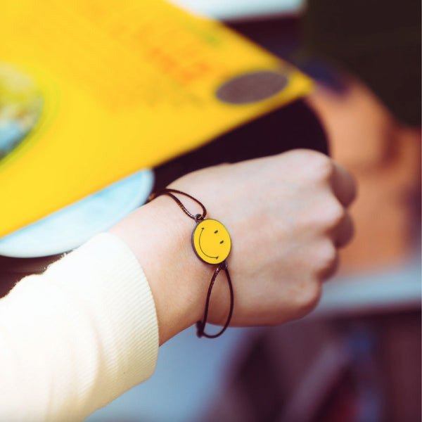 SMILEY® Lucky Charm Cat Peach 招財貓 笑臉合作款 Donkey