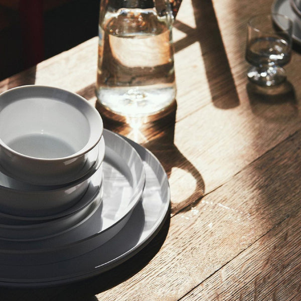 TY Round Plate Gray 有田燒深餐碟 1616 / arita japan