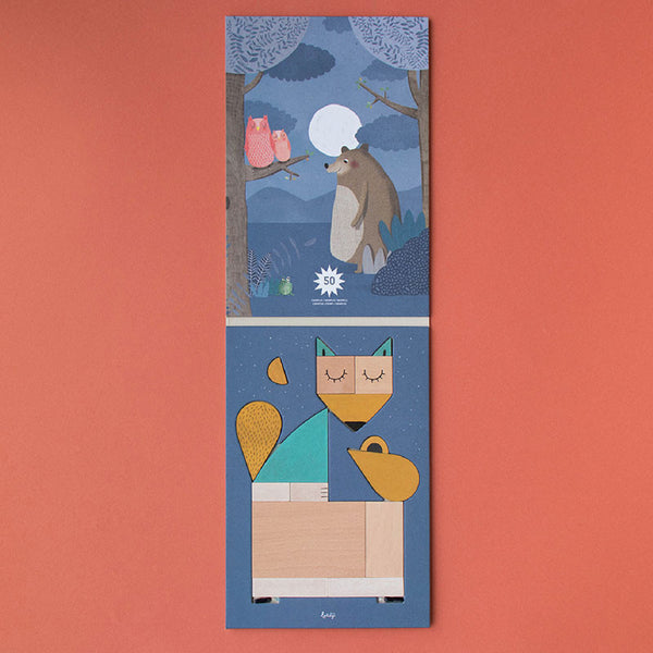 The Fox and The Mouse 小孩學習積木玩具 Londji