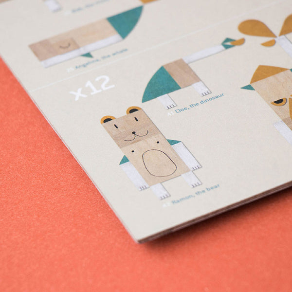 The Fox and The Mouse 小孩學習積木玩具 Londji