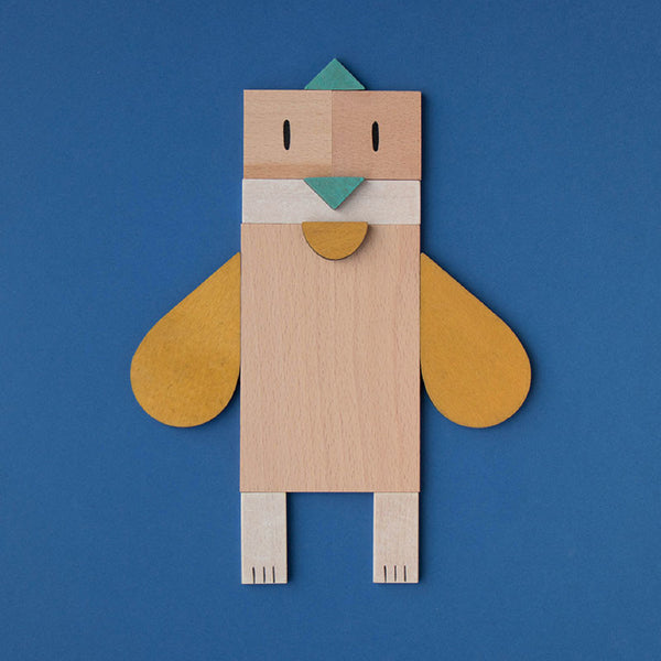 The Fox and The Mouse 小孩學習積木玩具 Londji