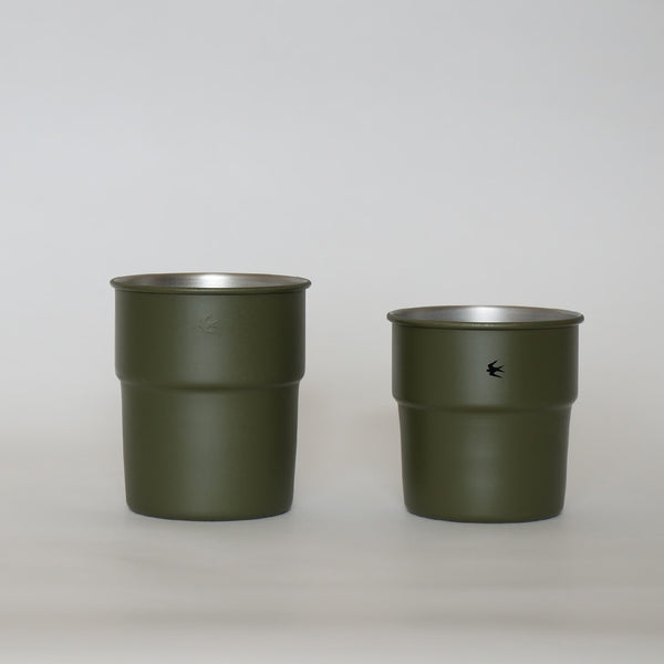TSUBAME Stacking Cup - Olive 不銹鋼 露營水杯 Glocal Standard Products