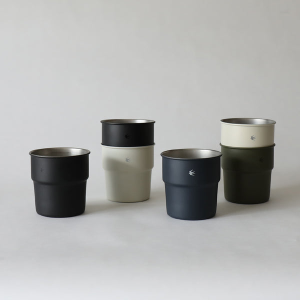 TSUBAME Stacking Cup - Olive 不銹鋼 露營水杯 Glocal Standard Products