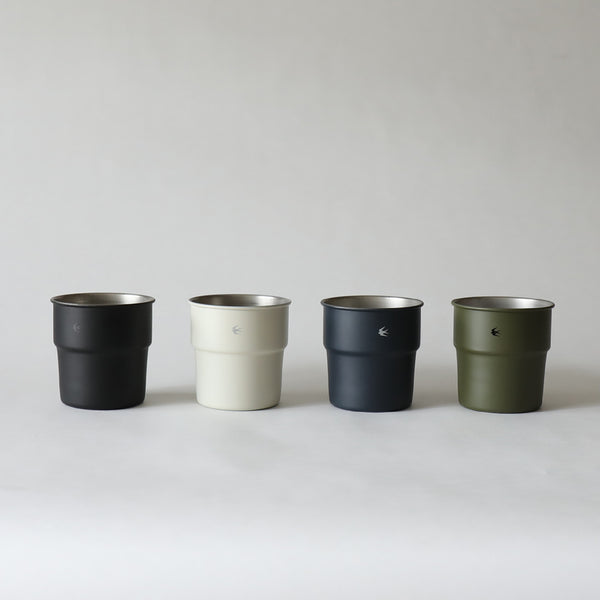 TSUBAME Stacking Cup - Olive 不銹鋼 露營水杯 Glocal Standard Products