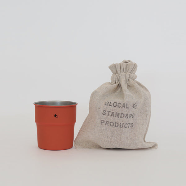 TSUBAME Stacking Cup - Orange 不銹鋼 露營水杯 Glocal Standard Products