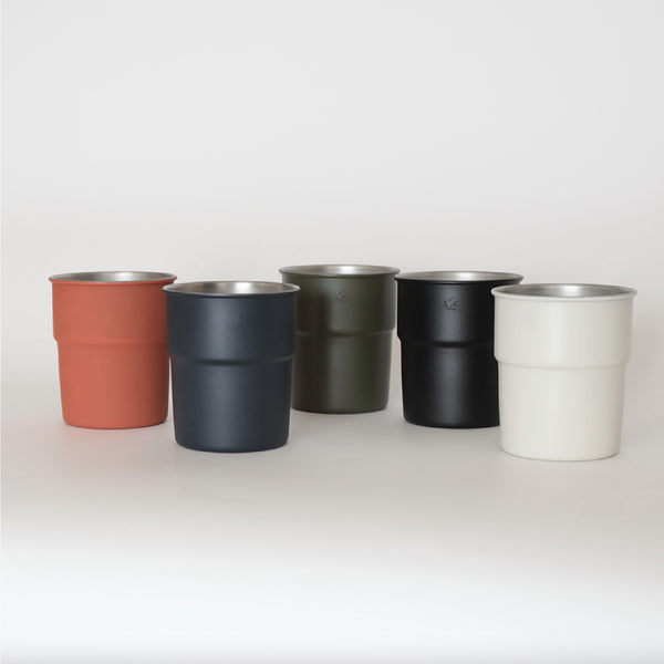 TSUBAME Stacking Cup - Orange 不銹鋼 露營水杯 Glocal Standard Products
