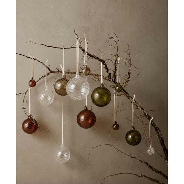 Twirl Ornaments M - Set of 4 手工玻璃吊飾 Ferm Living