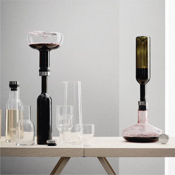 Menu Wine Breather Smoke/Brass