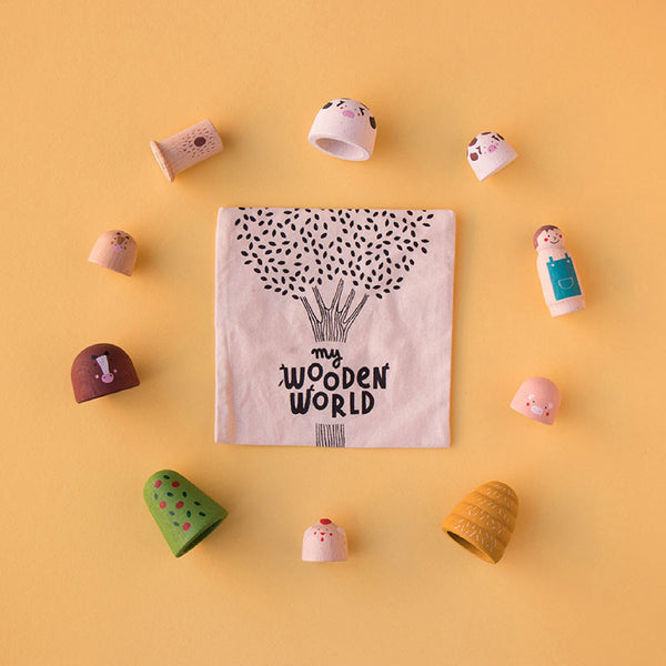 Wooden World Farm 積木玩具擺設 Londji