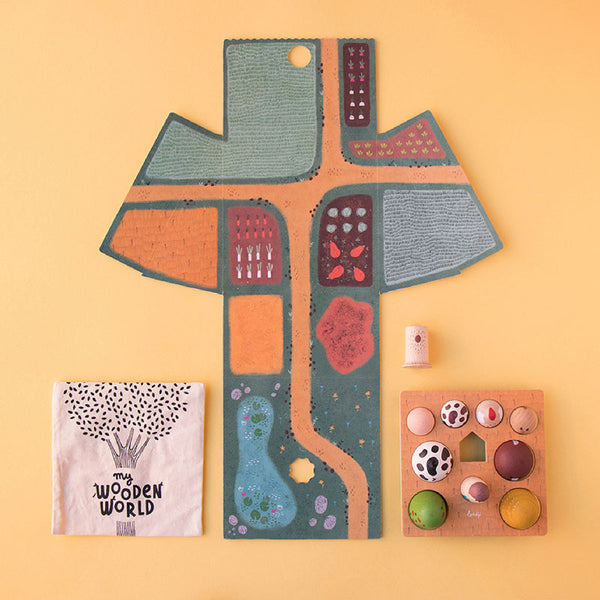 Wooden World Farm 積木玩具擺設 Londji