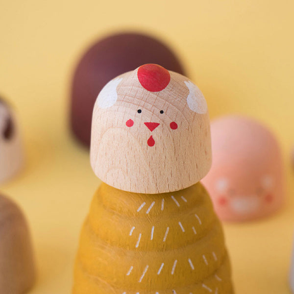 Wooden World Farm 積木玩具擺設 Londji