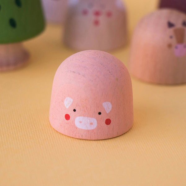 Wooden World Farm 積木玩具擺設 Londji