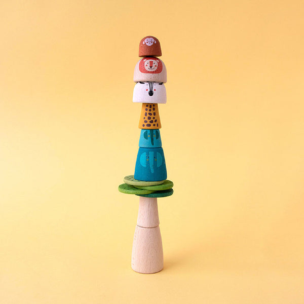 Wooden World Savanna 積木玩具擺設 Londji